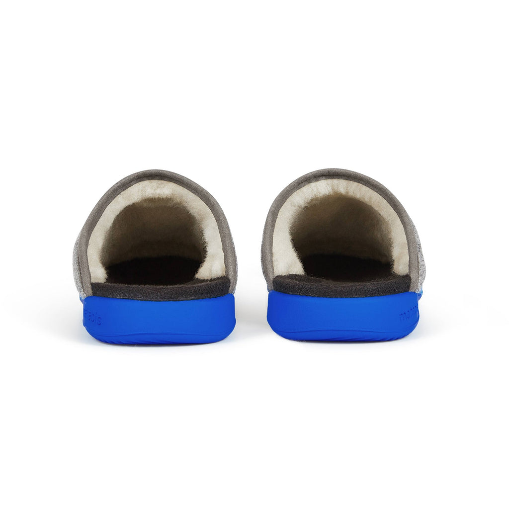 mahabis mule in larvik light grey x santorini blue
