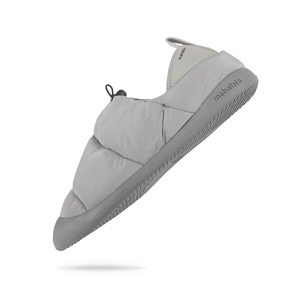 mahabis men's aurora in light grey quilt