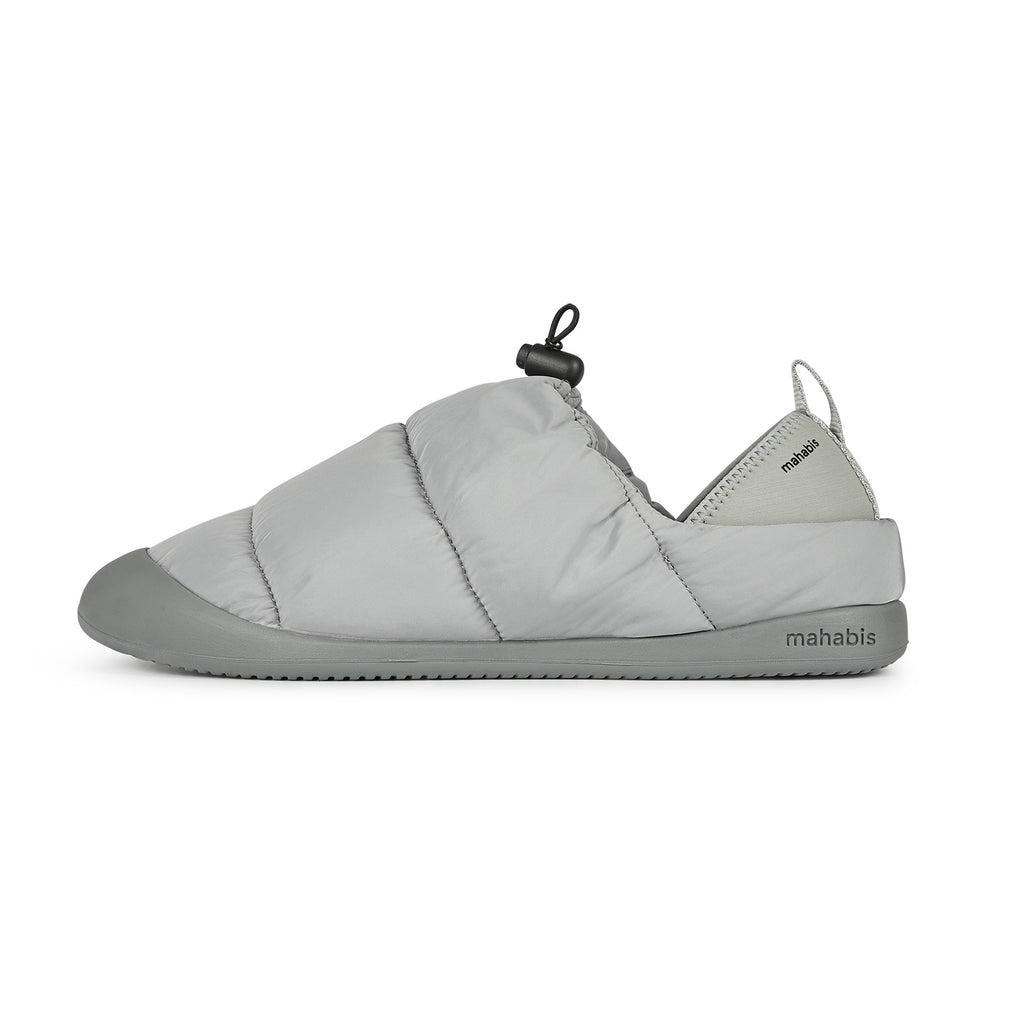 mahabis men's aurora in light grey quilt