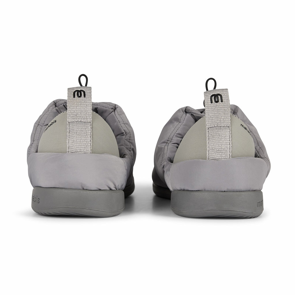 mahabis men's aurora in light grey quilt