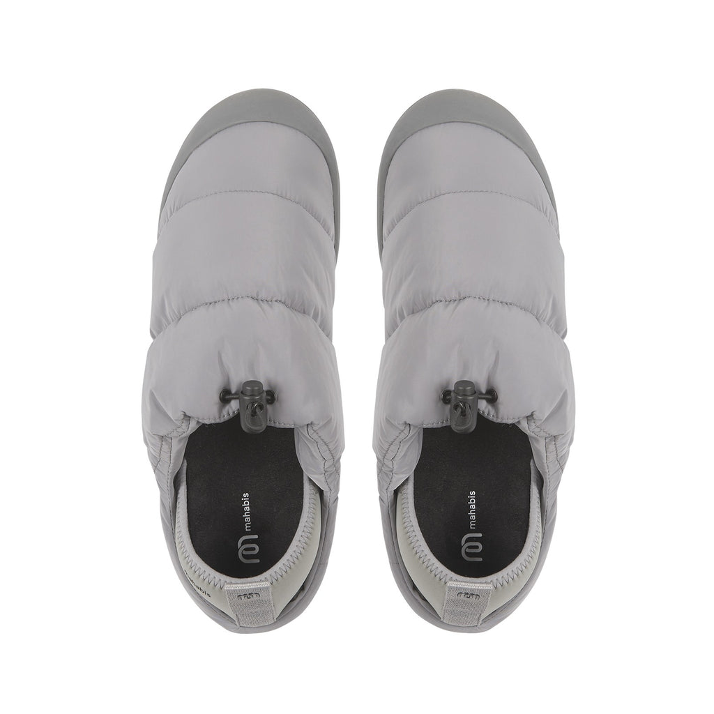 mahabis men's aurora in light grey quilt