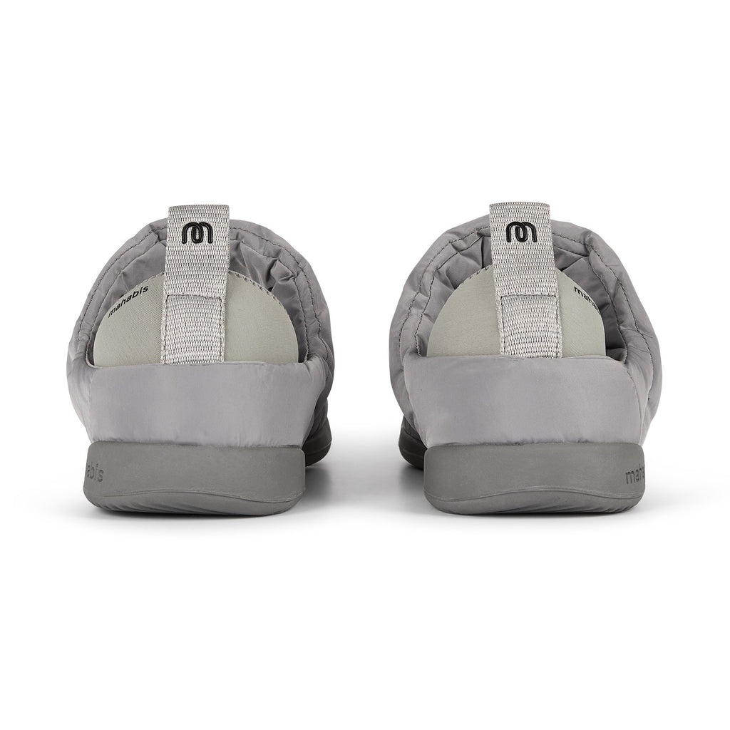 mahabis women's aurora in light grey quilt