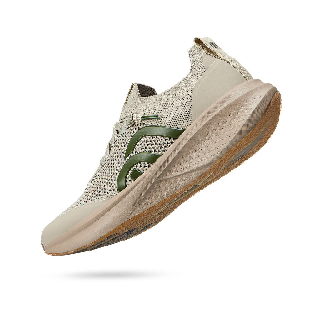 mahabis volare trainers in beige x khaki