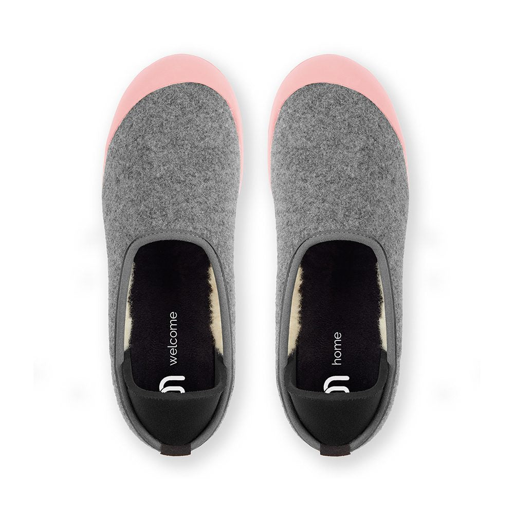 mahabis curve in larvik light grey x sakura pink