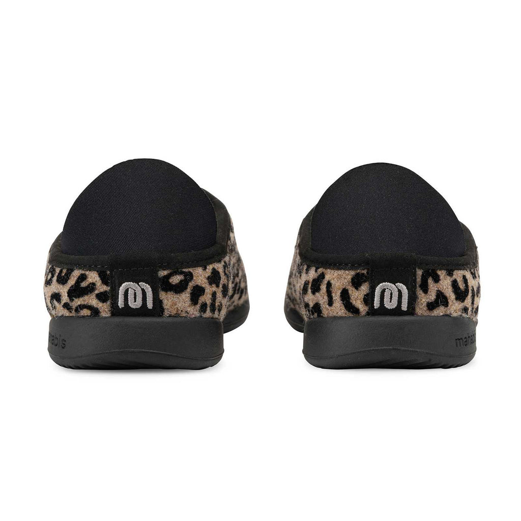 mahabis curve in leopard x skien black