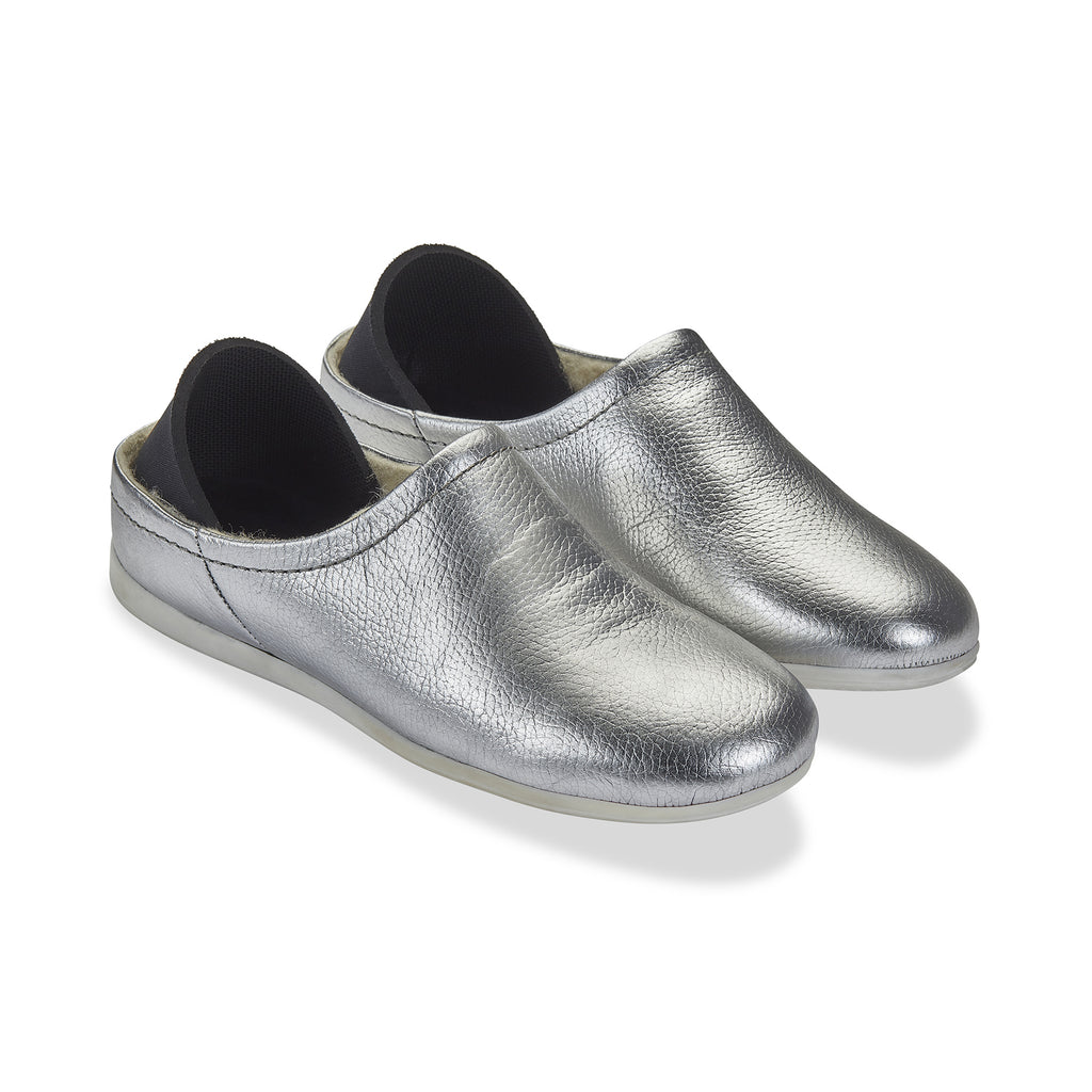 mahabis metallic classic in silver