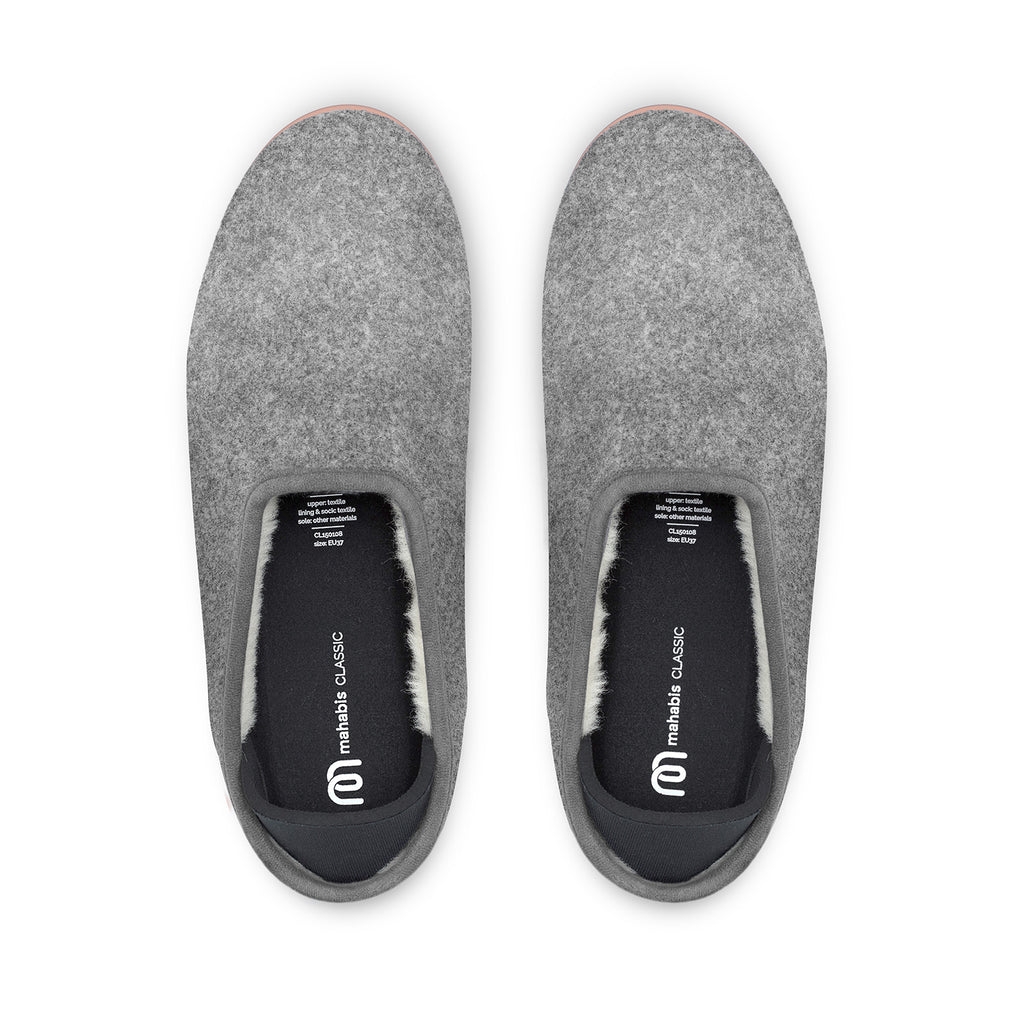 classic in light grey x lyra coral