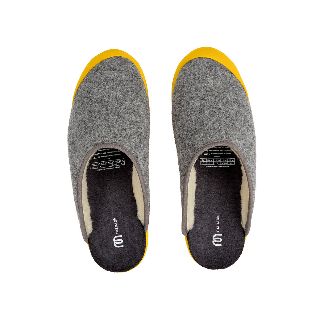 mahabis mule in larvik light grey x skane yellow