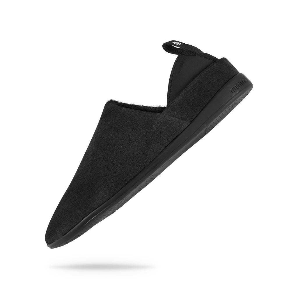 mahabis verbier in black suede