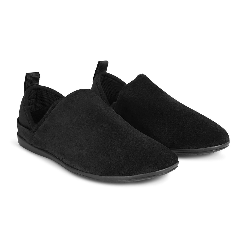 mahabis verbier in black suede