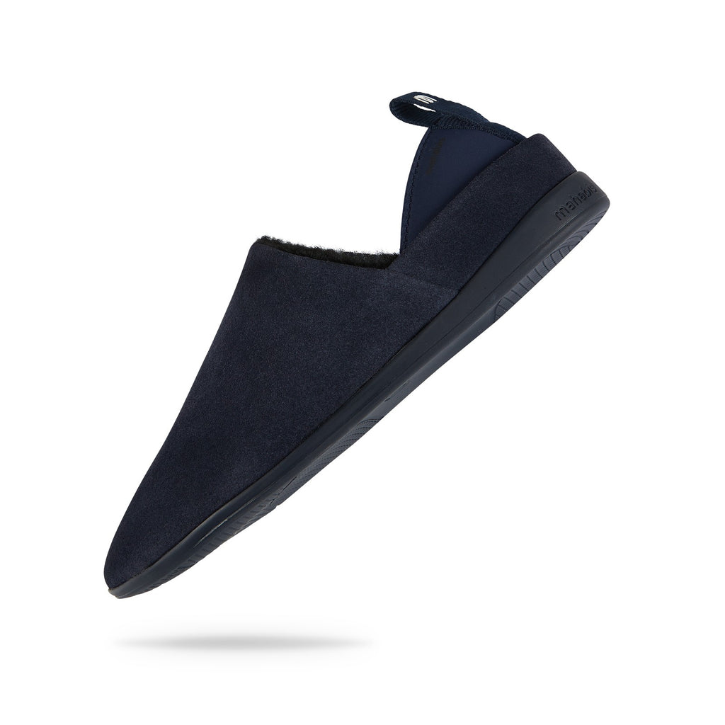 mahabis verbier in navy suede