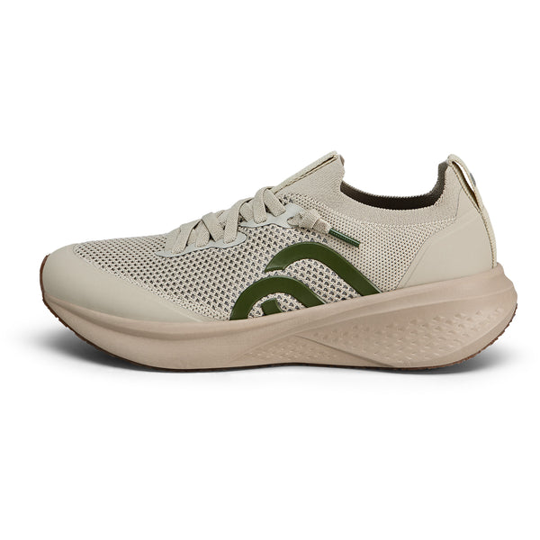 mahabis volare trainers in beige x khaki