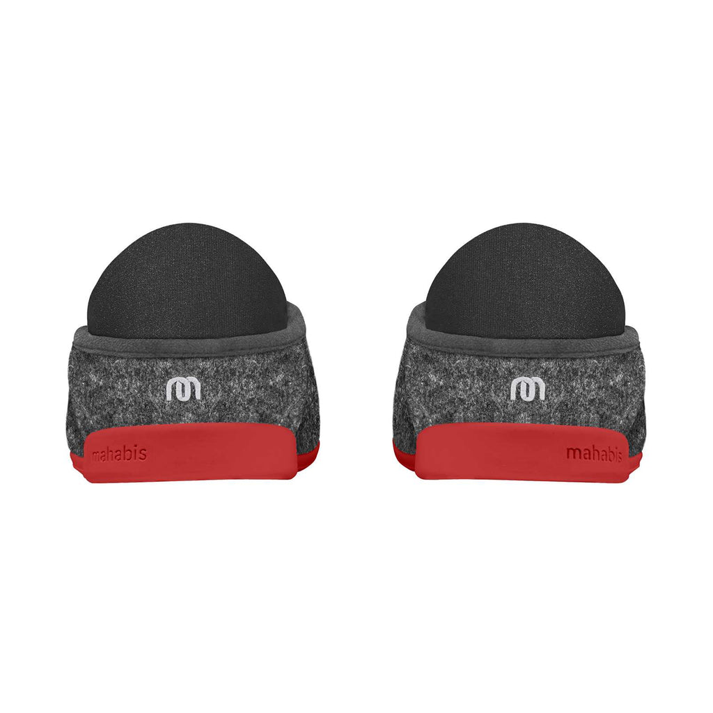 mahabis classic in larvik dark grey x sahara red