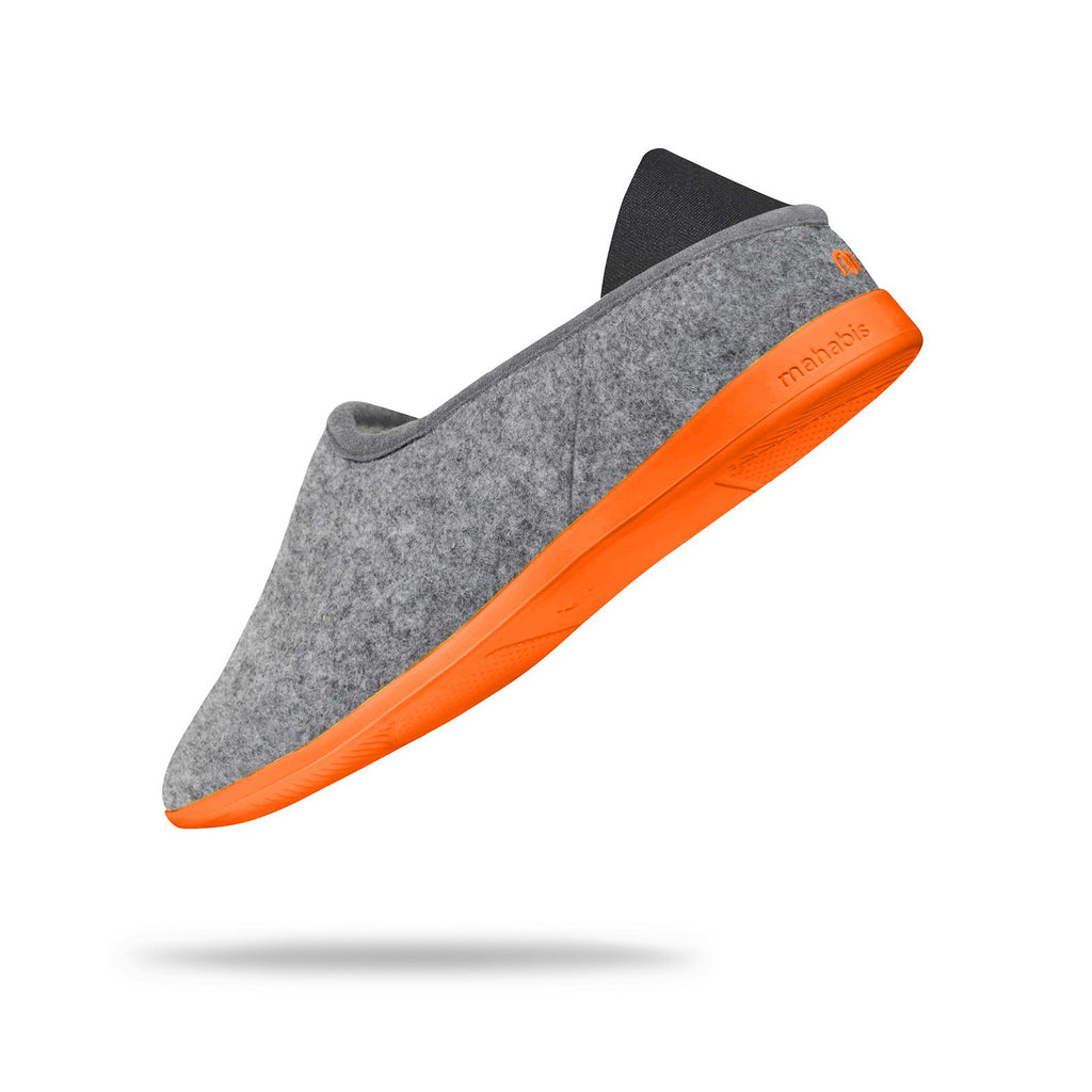 mahabis classic in larvik light grey x hekla orange