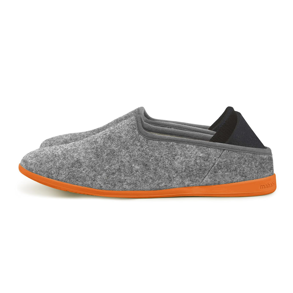 mahabis classic in larvik light grey x hekla orange