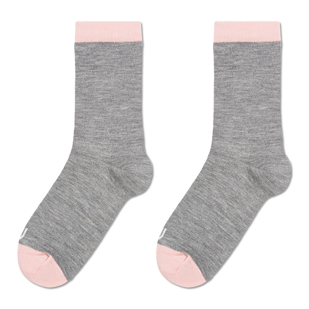 mahabis socks in larvik light grey x sakura pink