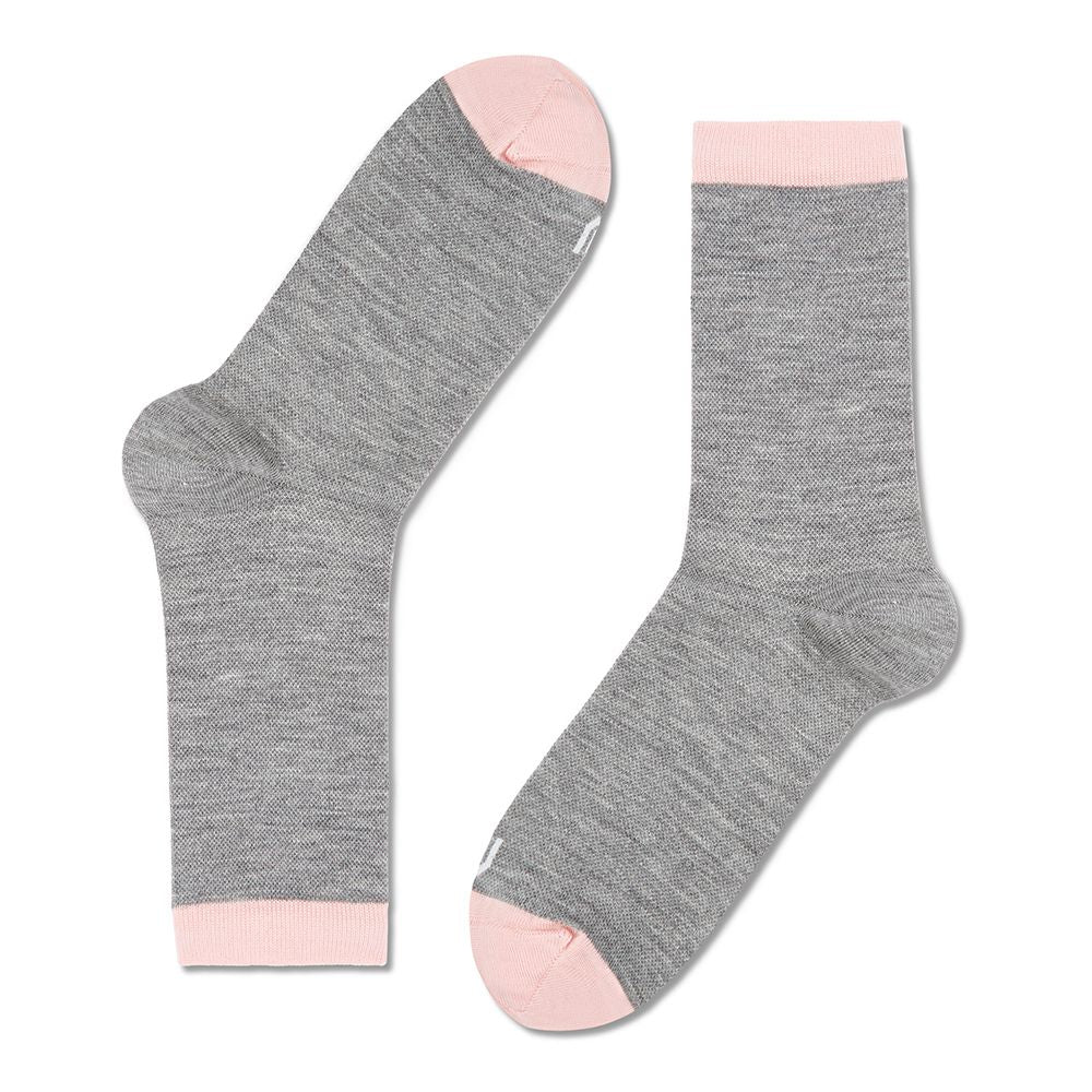 mahabis socks in larvik light grey x sakura pink